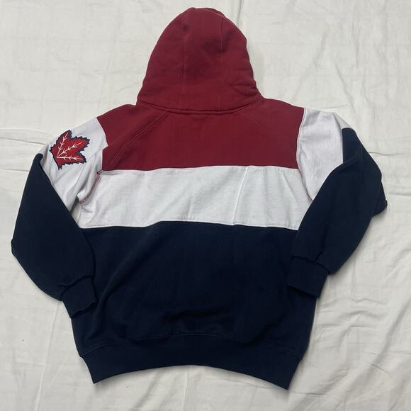 River Wear Canada Hoodie Pullover Mens Size XS Color Red /navy Blue - Picture 6 of 8